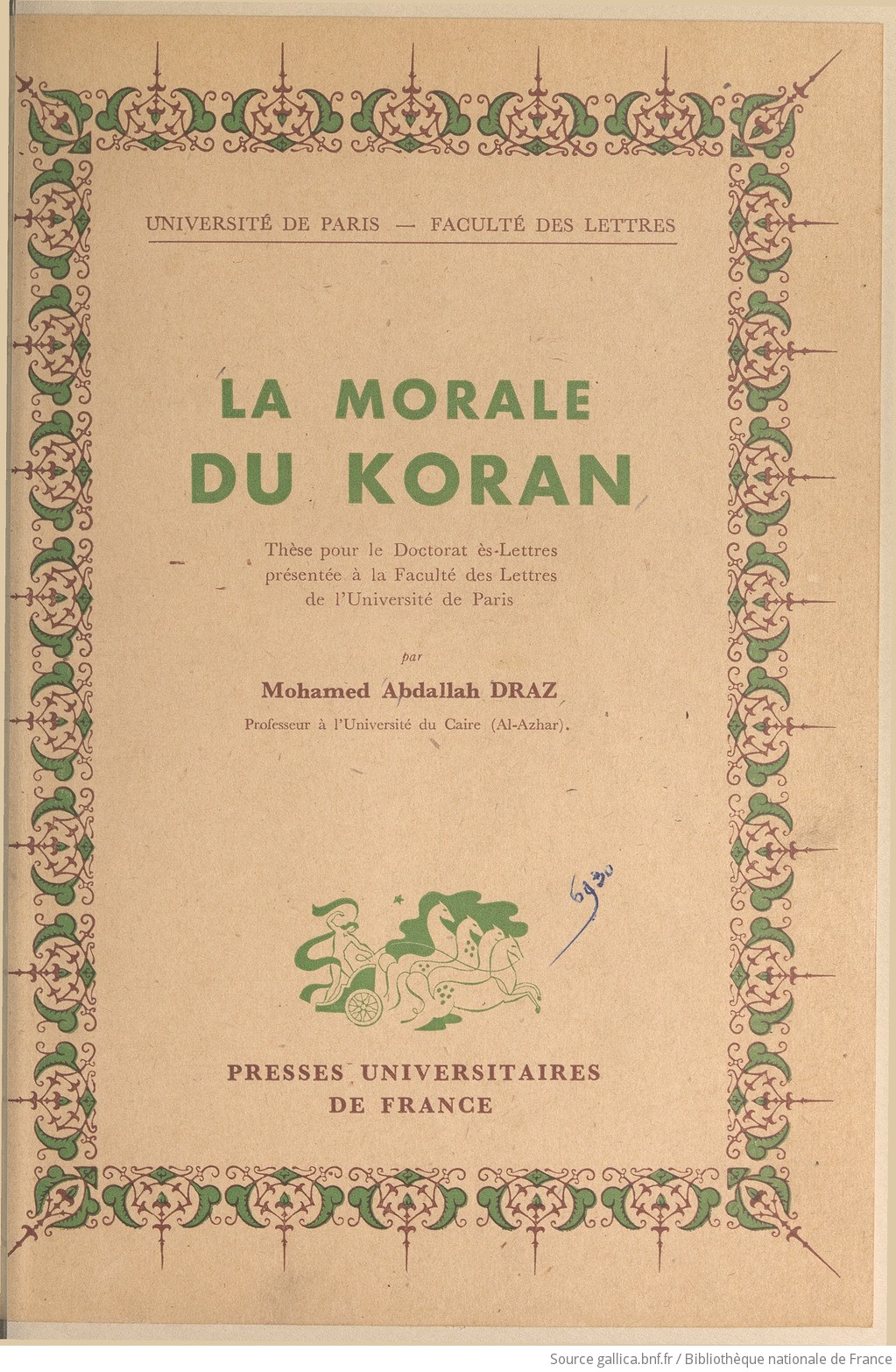 La Morale Du Koran